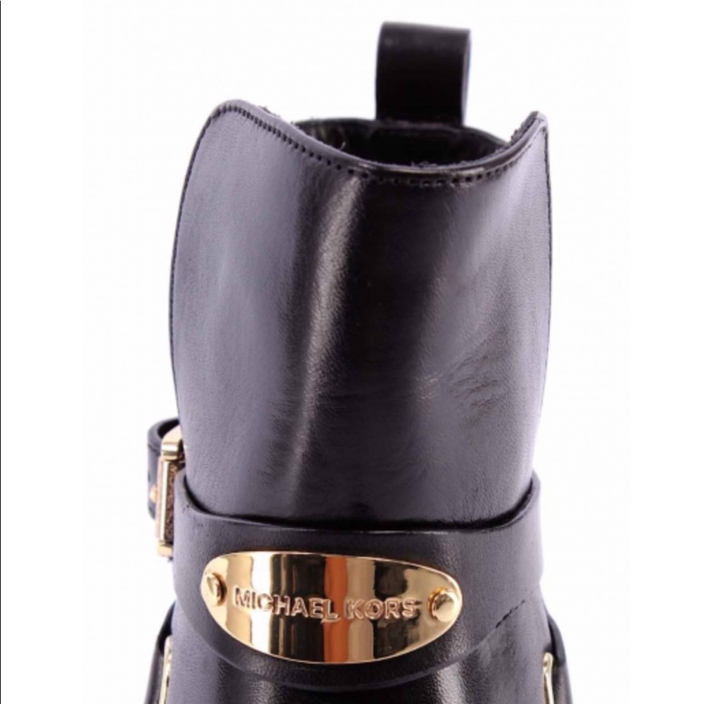 Last 1! MICHAEL KORS Fall Arley Golden Buckle Boot - Picture 7 of 8
